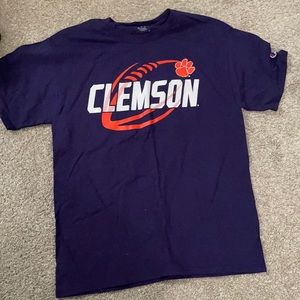 purple clemson tee shirt